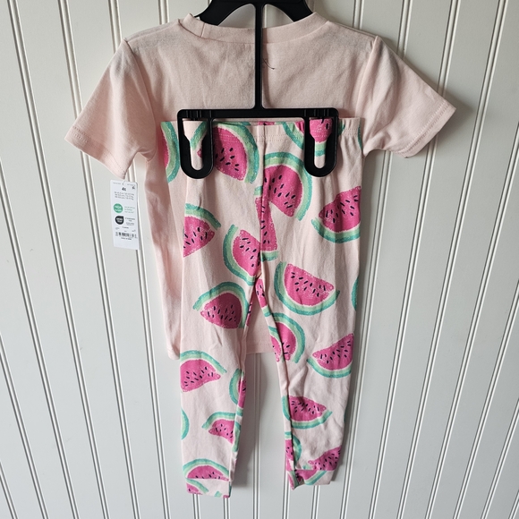 NEW Carter's Pink Watermelon Kids Pajamas 3T - Picture 3 of 3